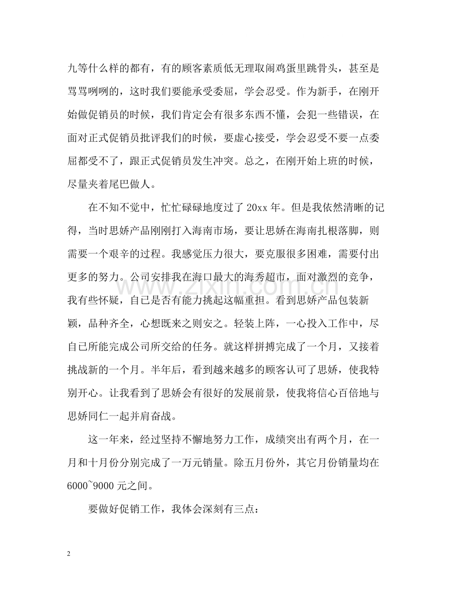 推销员个人工作总结.docx_第2页