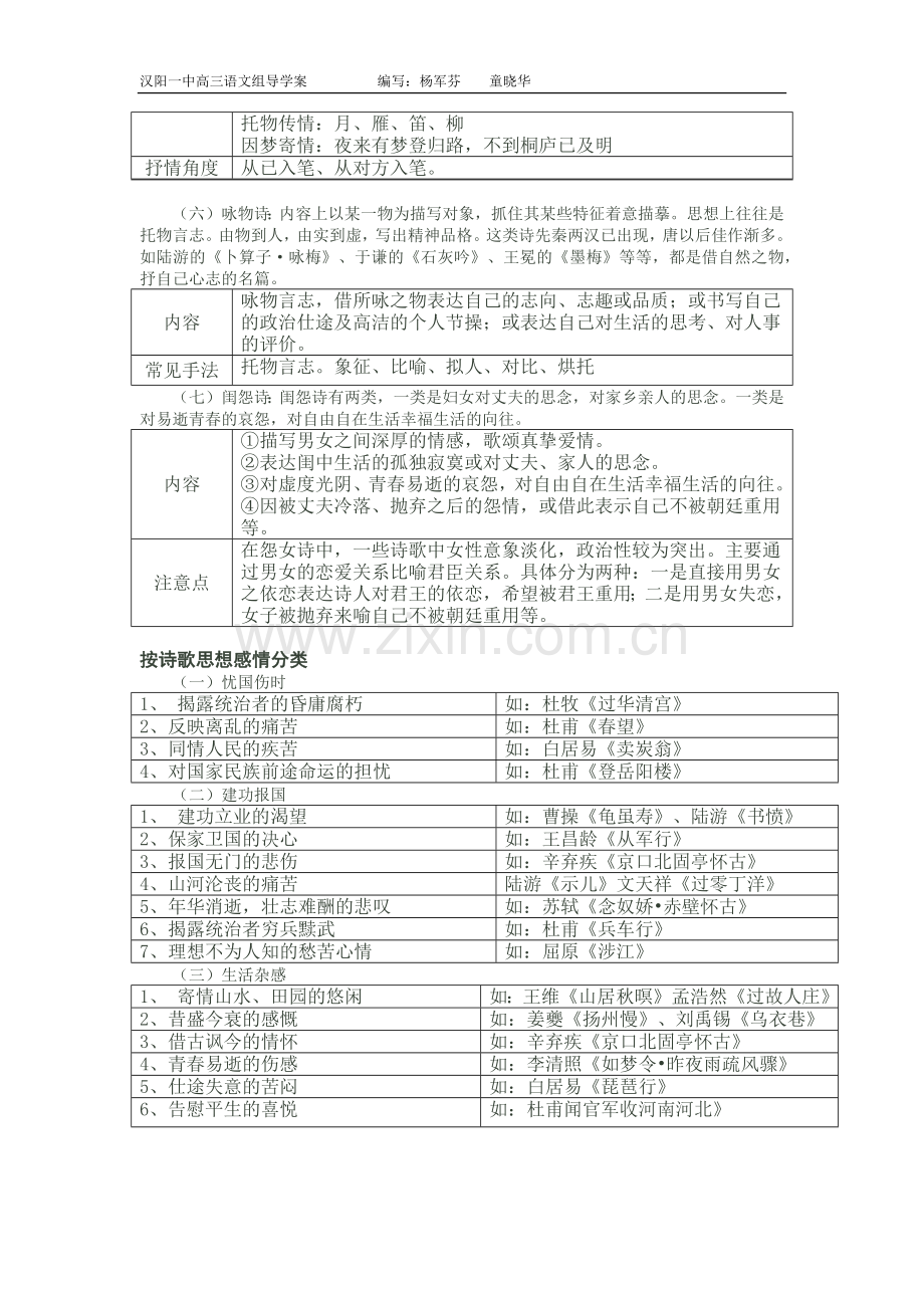 评价诗歌的思想内容和作者的观点态度教案.docx_第3页