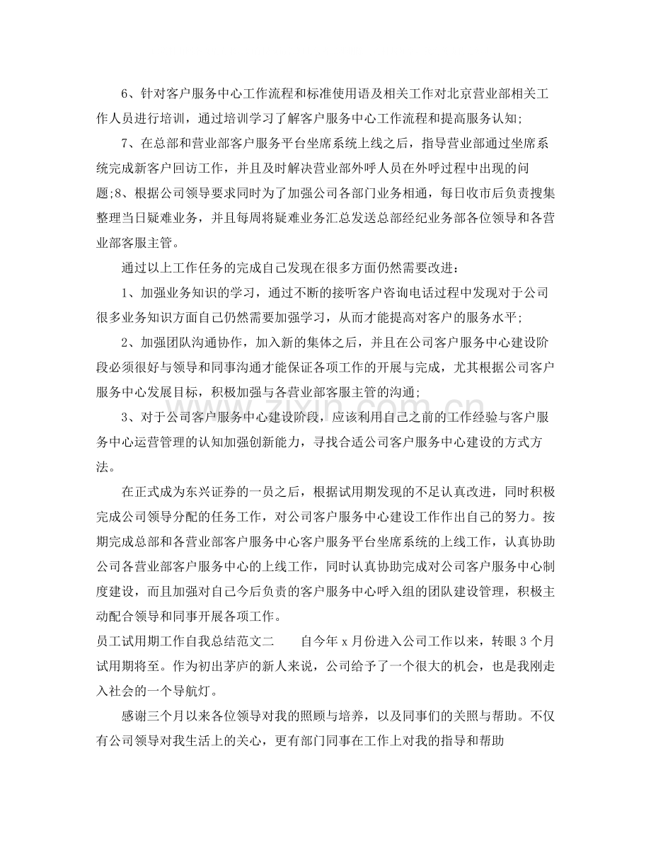 员工试用期工作自我总结.docx_第2页