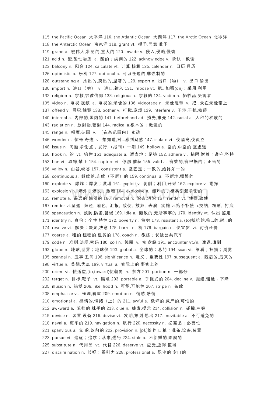 高中英语阅读理解高频难词500个.docx_第2页