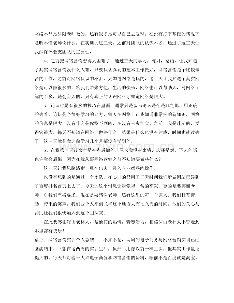 网络营销实训个人总结.docx_第3页