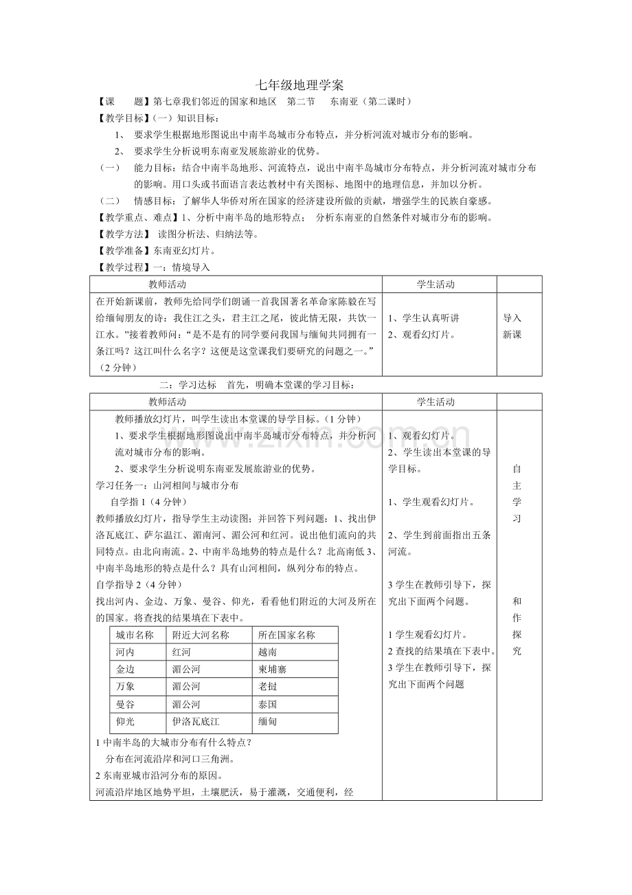 东南亚地理导学案.doc_第1页