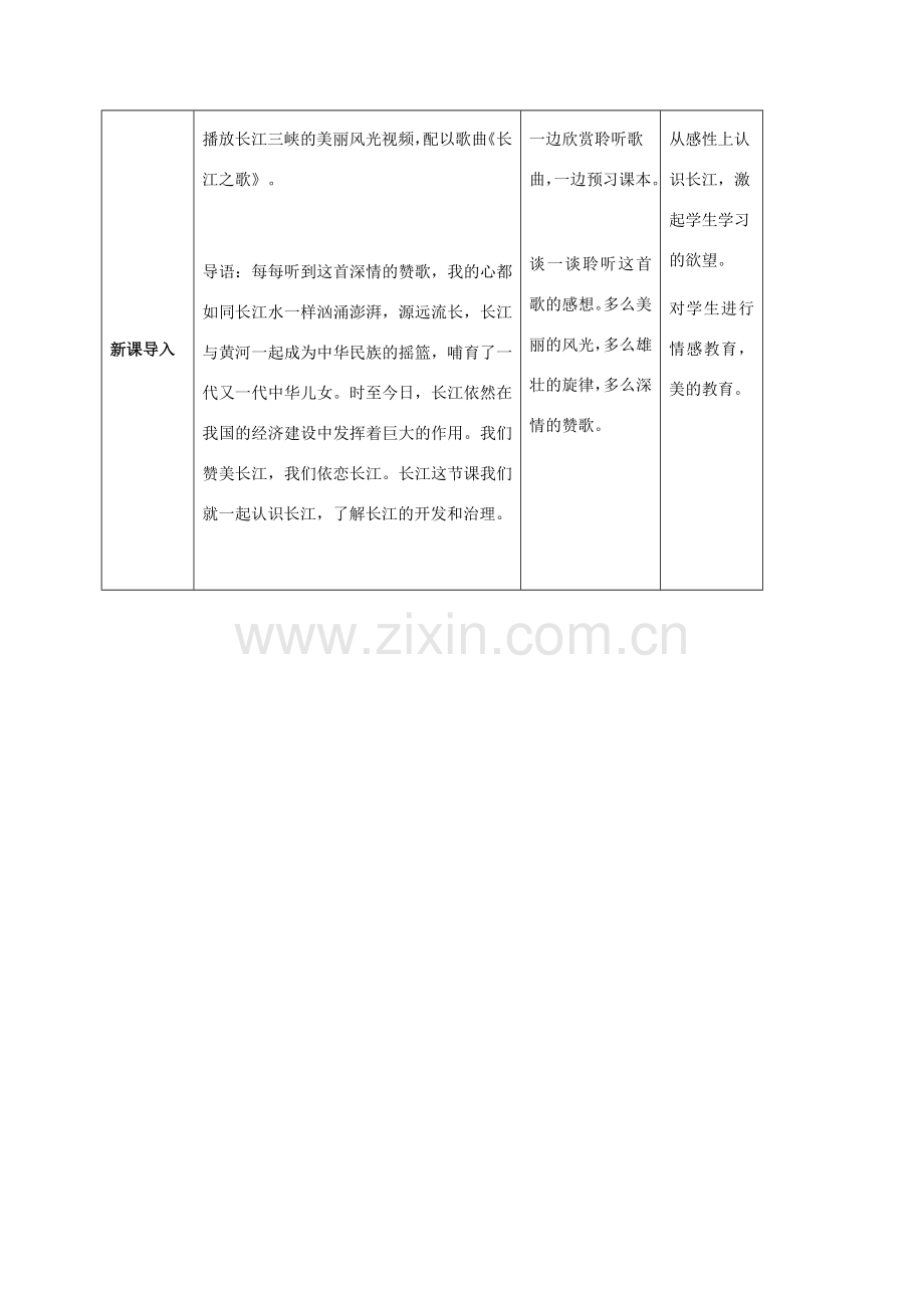 江苏省扬州市八年级地理上册 2.3 长江的开发与治理教案 新人教版-新人教版初中八年级上册地理教案.doc_第2页