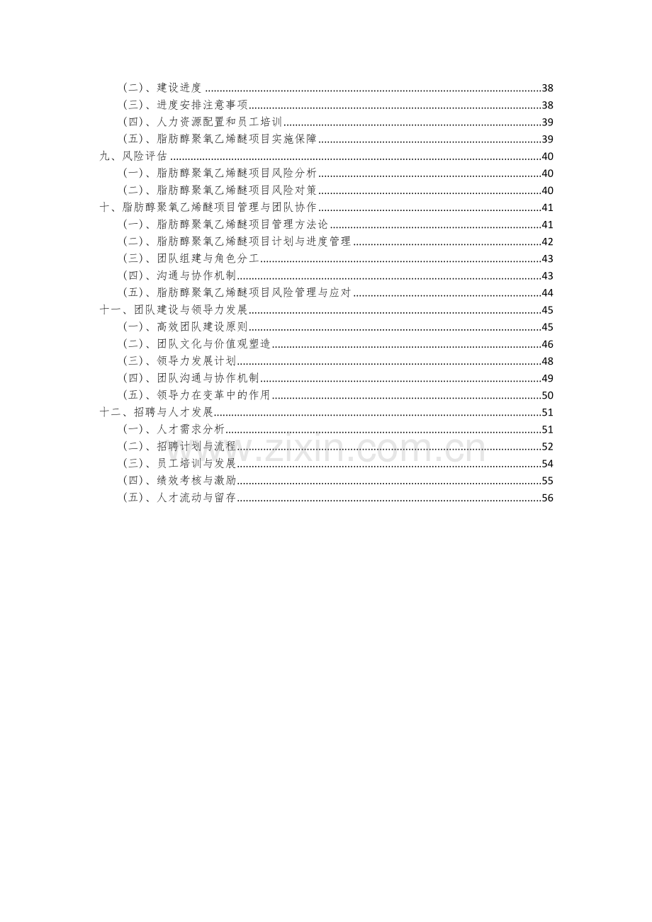 脂肪醇聚氧乙烯醚项目投资分析及可行性报告.docx_第3页