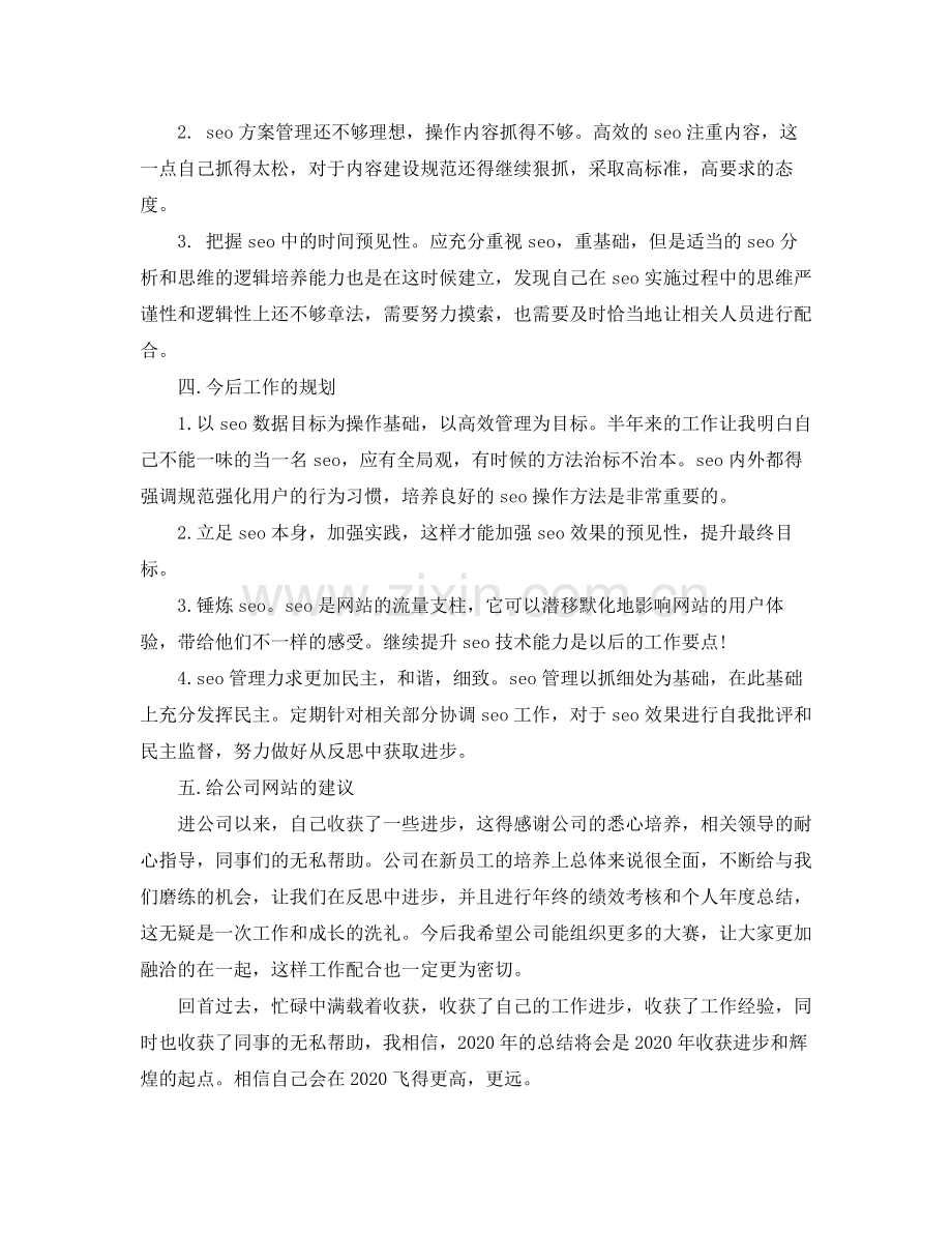 seo工程师工作总结.docx_第2页