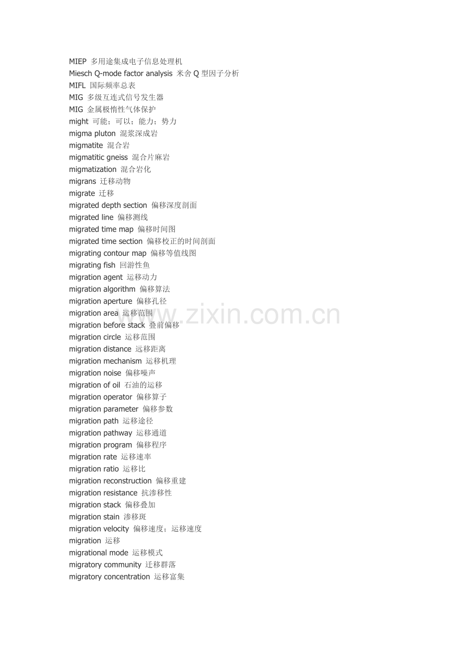 石油英语词汇M4.doc_第3页