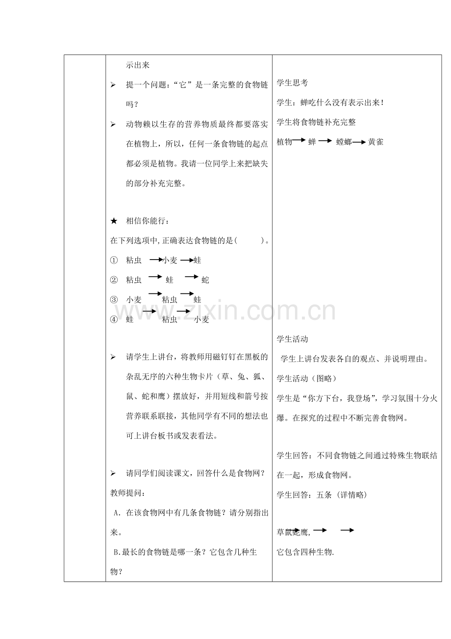 八年级生物上册 17.1《动物在生物圈中的作用》教案 （新版）北师大版-（新版）北师大版初中八年级上册生物教案.doc_第3页