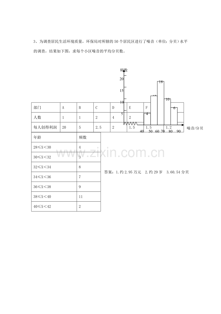 广东省东莞市寮步信义学校八年级数学下册《20.1.1 平均数（第二课时）》教案 新人教版.doc_第3页