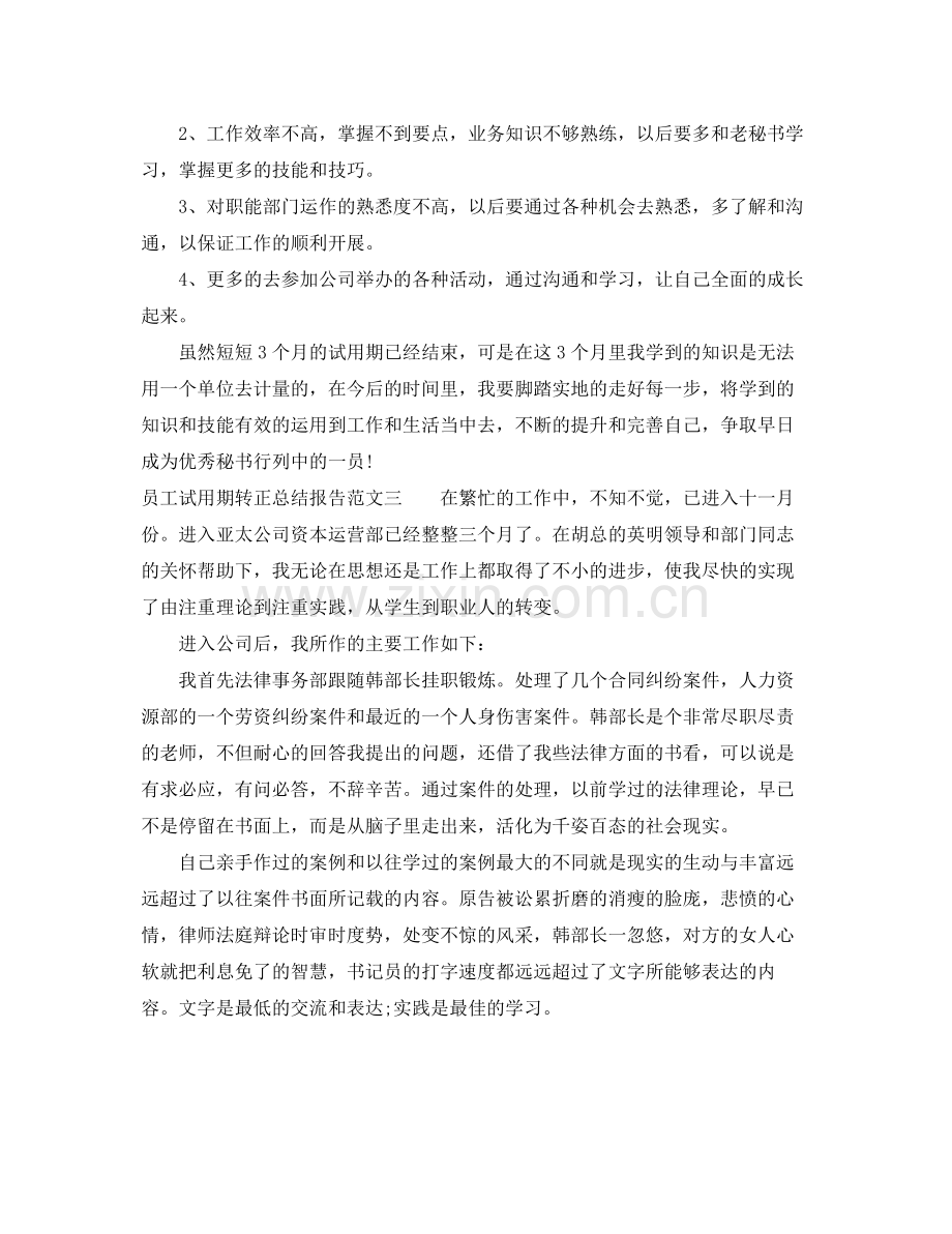 员工试用期转正总结报告 .docx_第3页