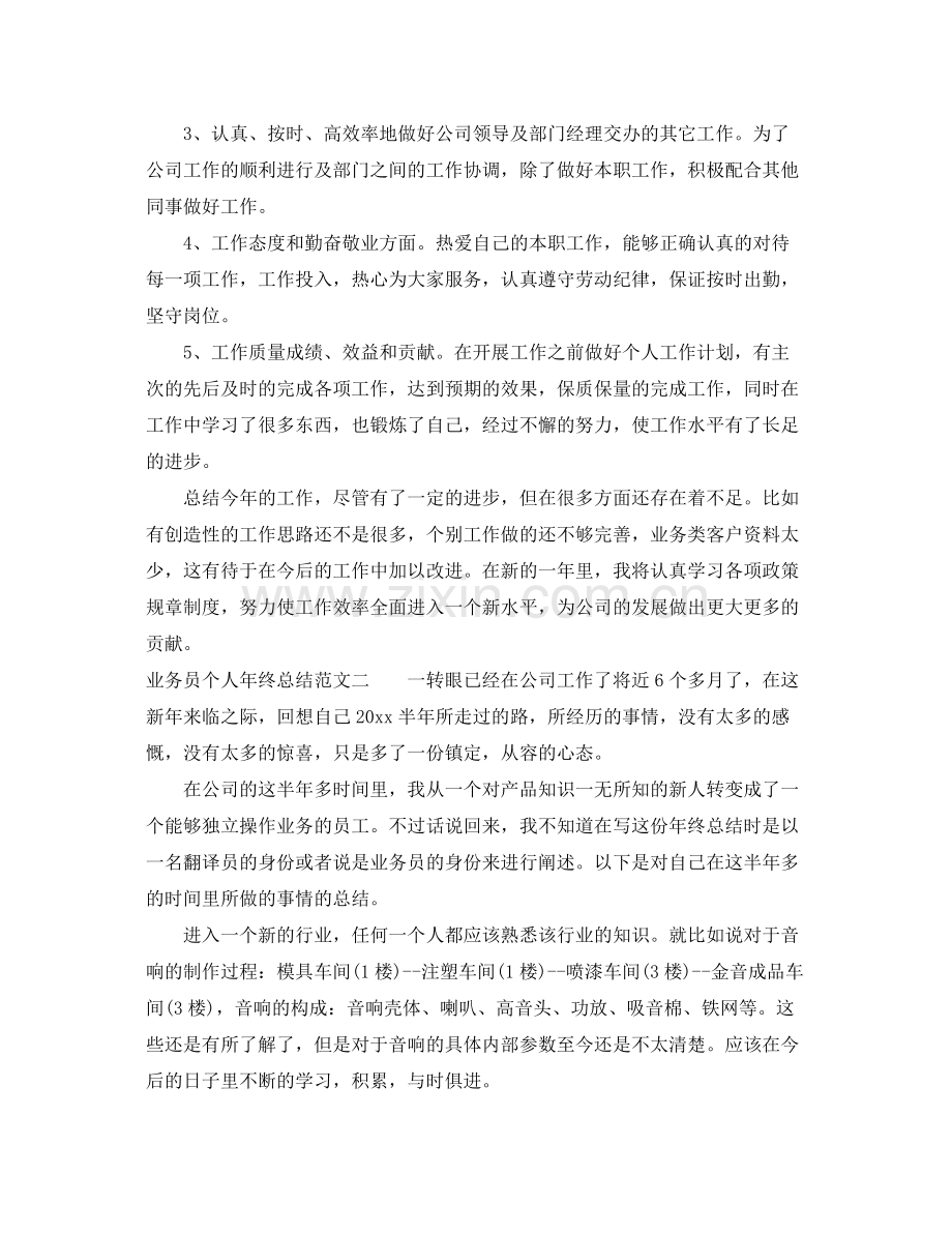 业务员个人年终总结范文 .docx_第2页