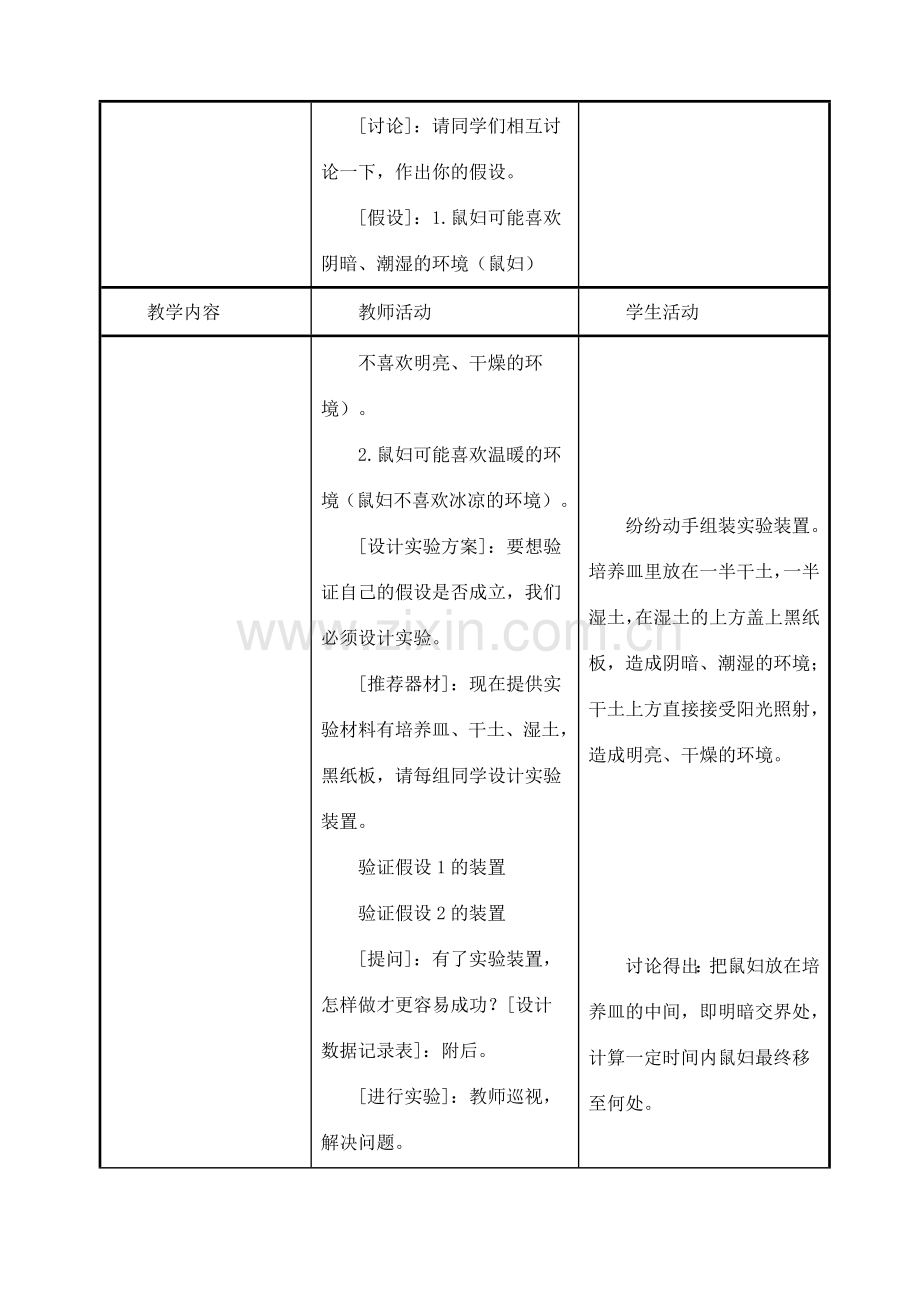 安徽省合肥市长丰县七年级生物上册 1.2.1《生物与环境的关系》教案3 （新版）新人教版-（新版）新人教版初中七年级上册生物教案.doc_第3页