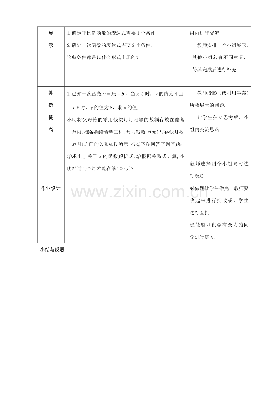 八年级数学下册 第十九章 一次函数 19.2 一次函数（3）教案 （新版）新人教版-（新版）新人教版初中八年级下册数学教案.doc_第3页