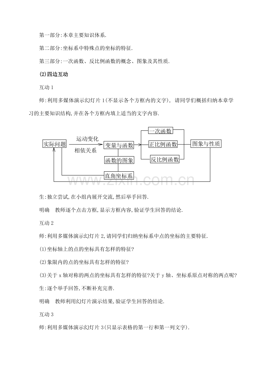 八年级数学下：第18章函数及其图像复习教案华东师大版.doc_第3页