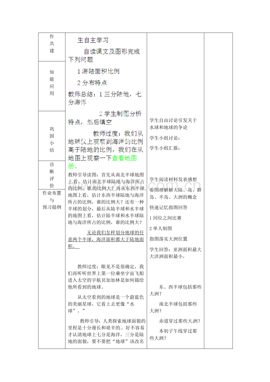 山东省临沂市蒙阴县第四中学八年级地理会考复习 大洲和大洋教案 新人教版.doc_第2页