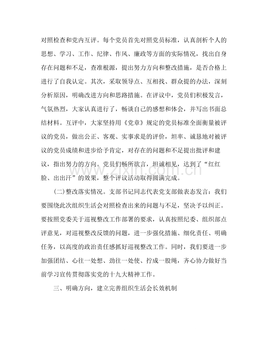 党支部巡视整改专题组织生活会总结报告2).docx_第3页