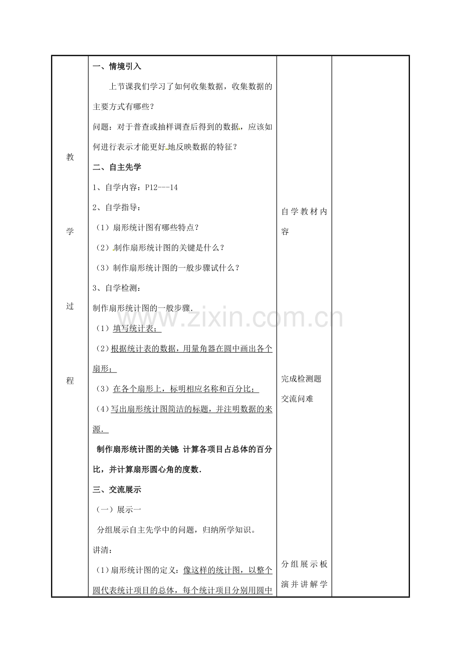 江苏省徐州市新沂市踢球山乡八年级数学下册 第七章 数据的收集、整理与描述 7.2 统计表、统计图的选用（1）教案 （新版）苏科版-（新版）苏科版初中八年级下册数学教案.doc_第2页