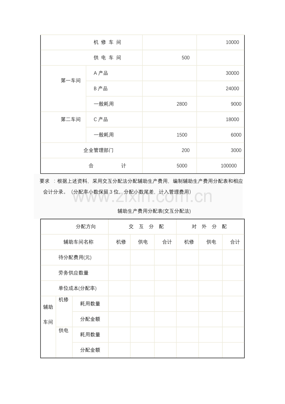 《成本会计》网上作业及答案.doc_第3页