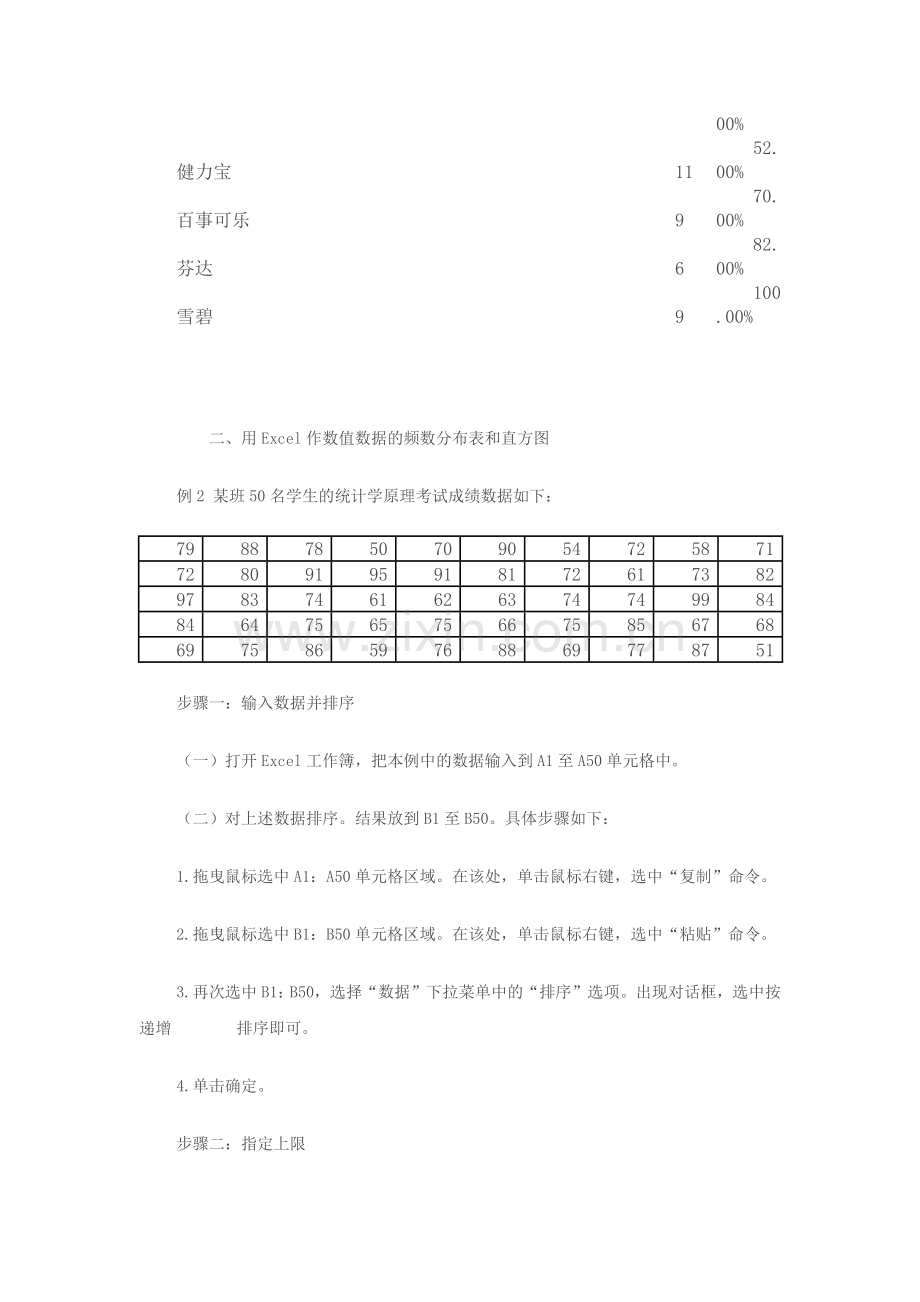 浅谈用excel制作频数分布表和直方图.docx_第3页