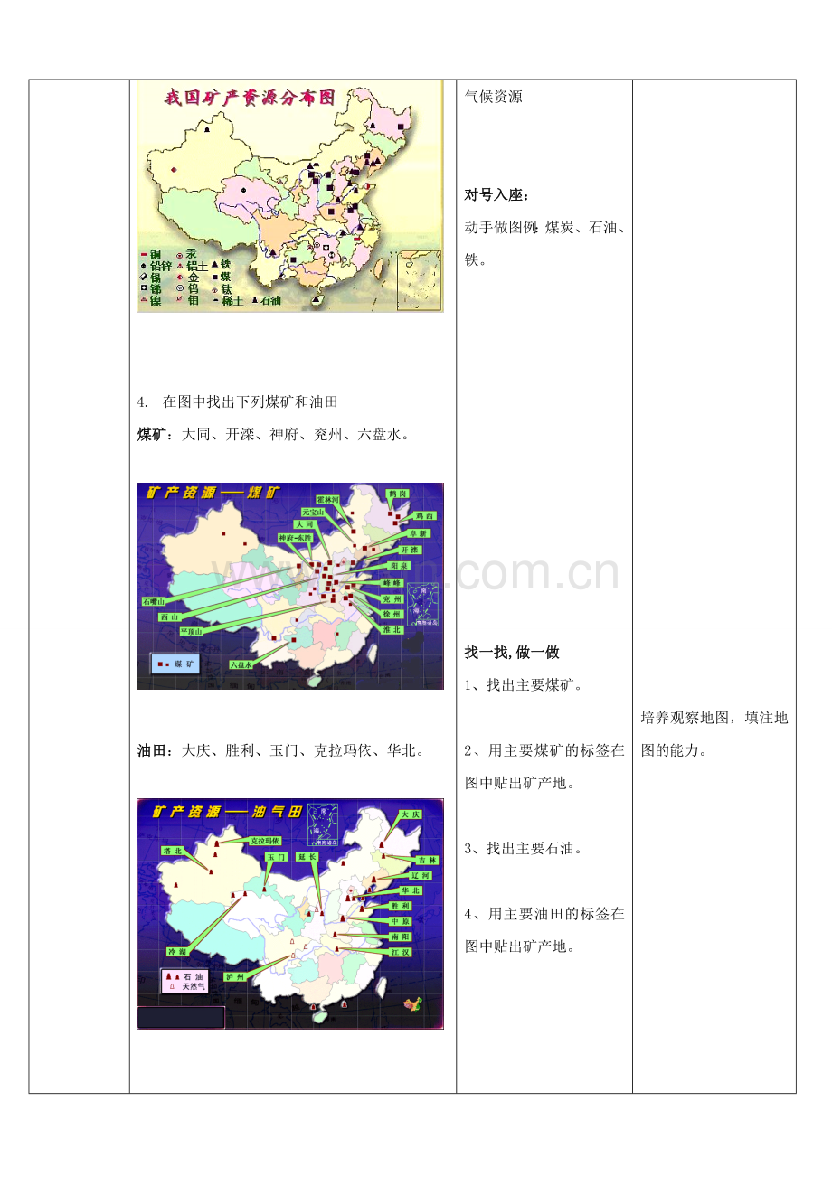 山东省枣庄市峄城区吴林街道中学八年级地理上册《3.1 自然资源》教案新人教版.doc_第3页