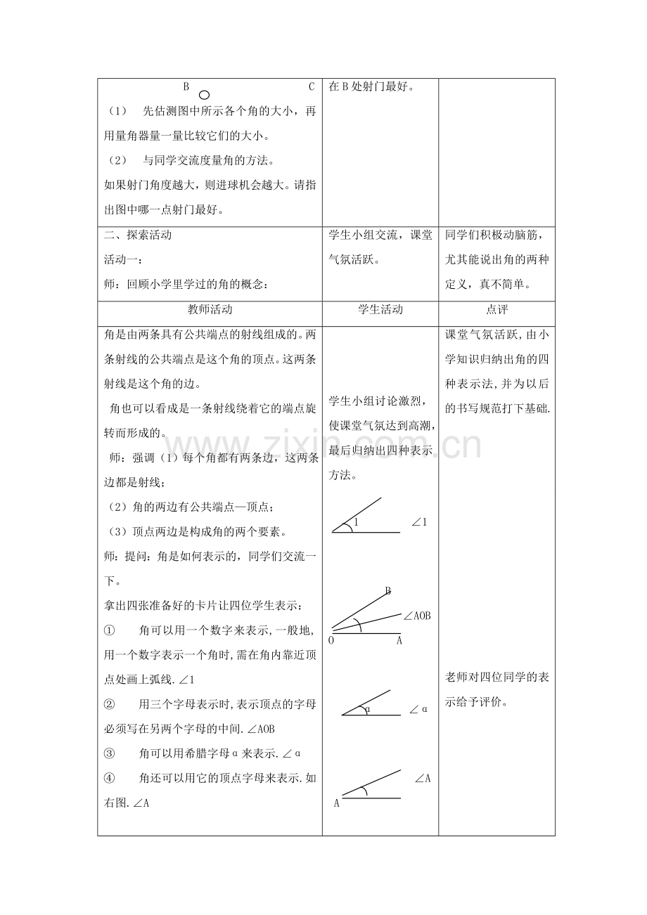 七年级数学上册 第6章 平面图形的认识（一）6.2 角教案 （新版）苏科版-（新版）苏科版初中七年级上册数学教案.doc_第2页