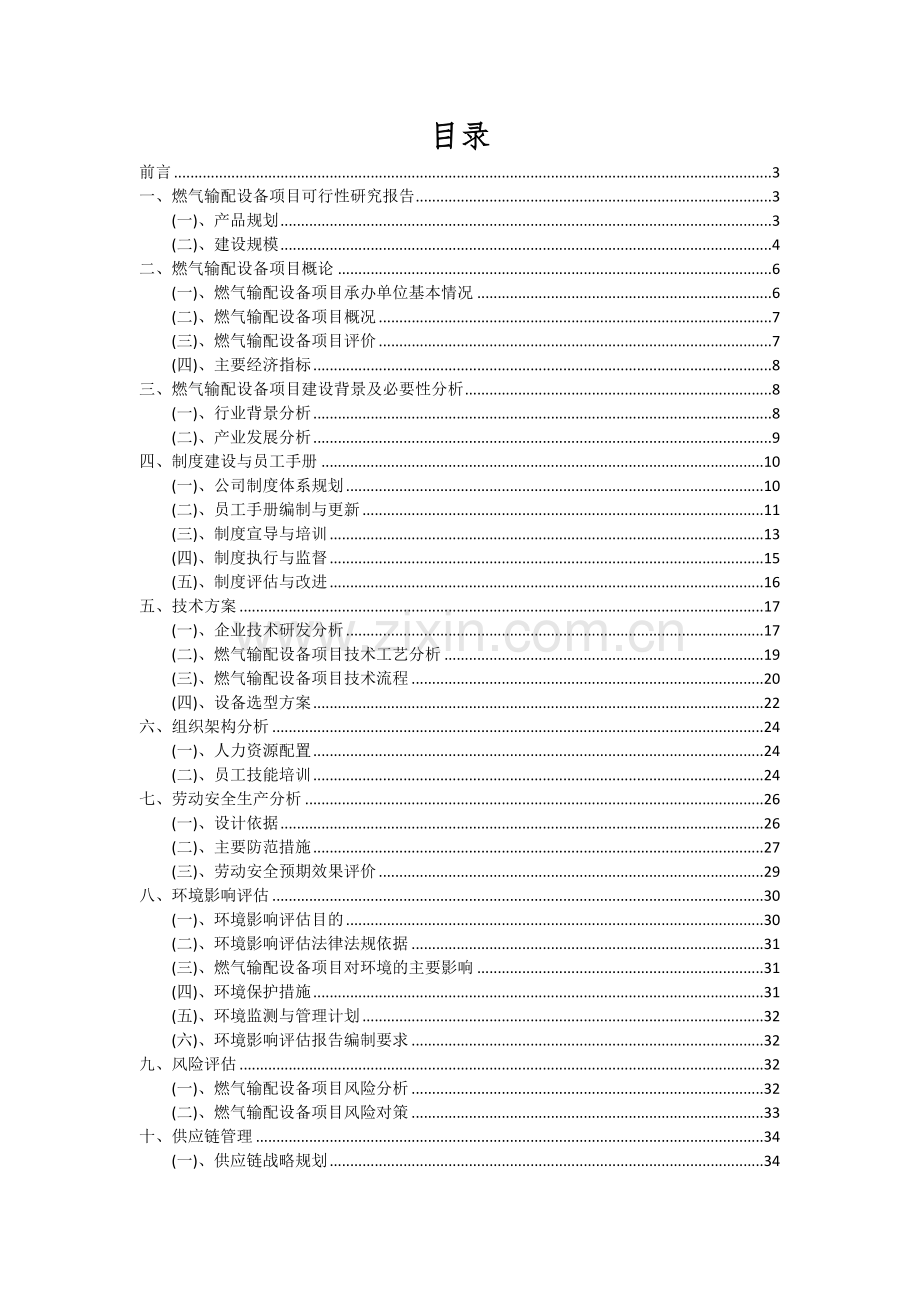 燃气输配设备项目投资分析及可行性报告.docx_第2页