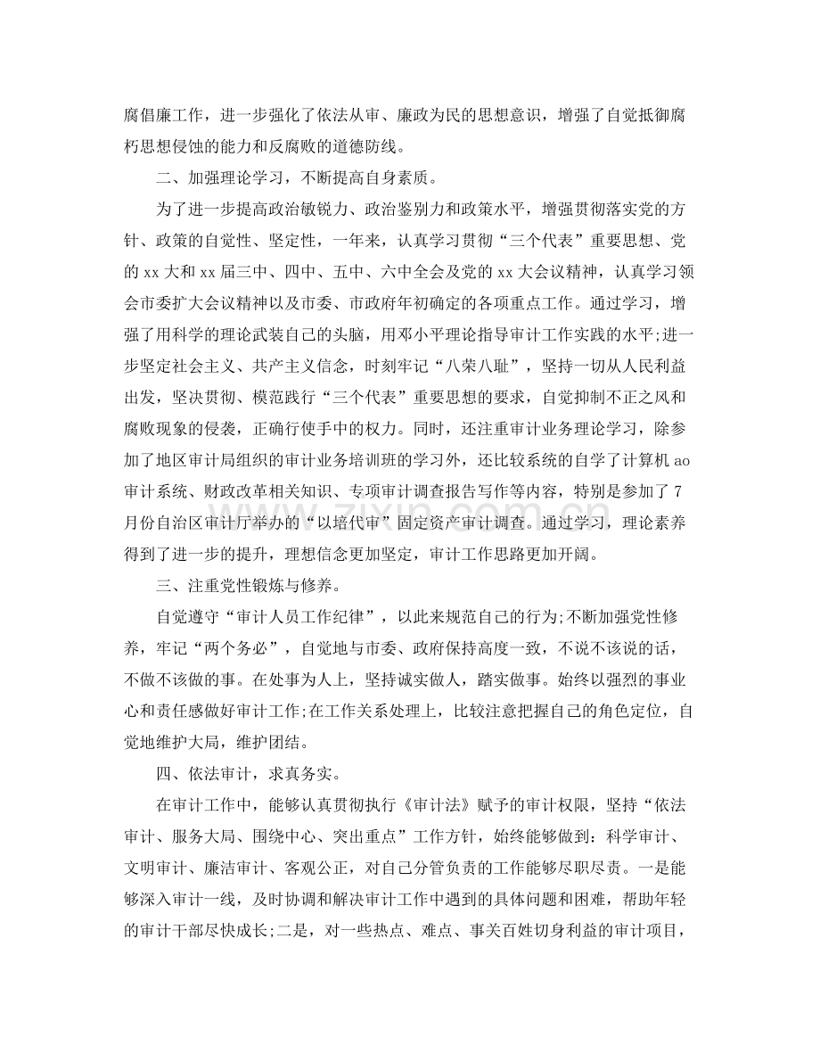 审计工作个人年度总结.docx_第2页