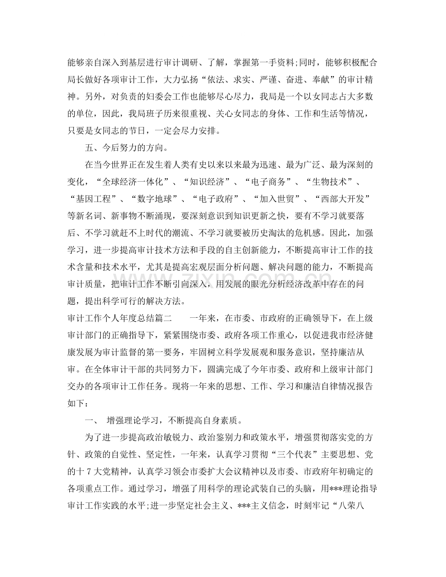 审计工作个人年度总结.docx_第3页