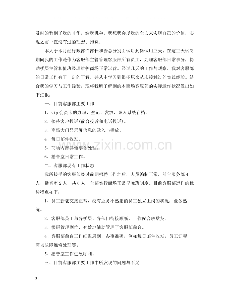 客服试用期个人总结报告.docx_第3页