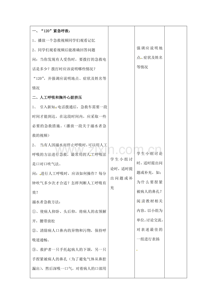 八年级生物下册 8.2 用药和急救教案 新人教版-新人教版初中八年级下册生物教案.doc_第2页