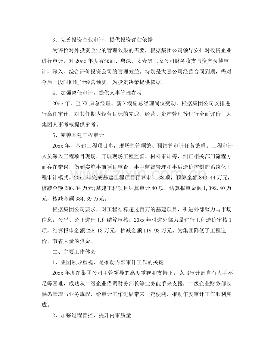 审计个人年度工作总结 .docx_第2页