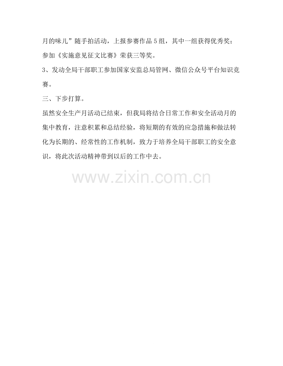 县综合行政执法局年安全生产月活动小结.docx_第3页