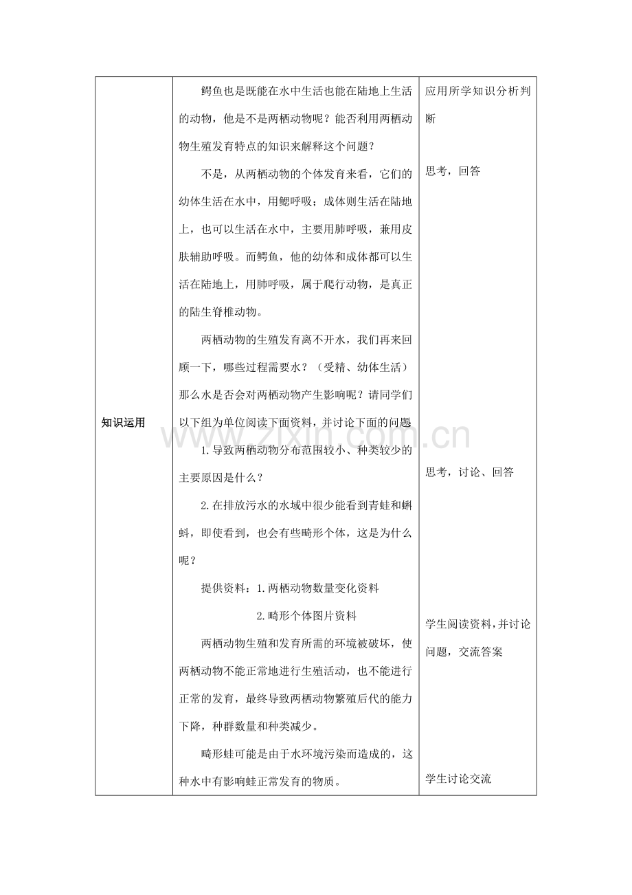 八年级生物上册 19.2 动物的生殖和发育（第2课时）教案（新版）北师大版-（新版）北师大版初中八年级上册生物教案.doc_第3页