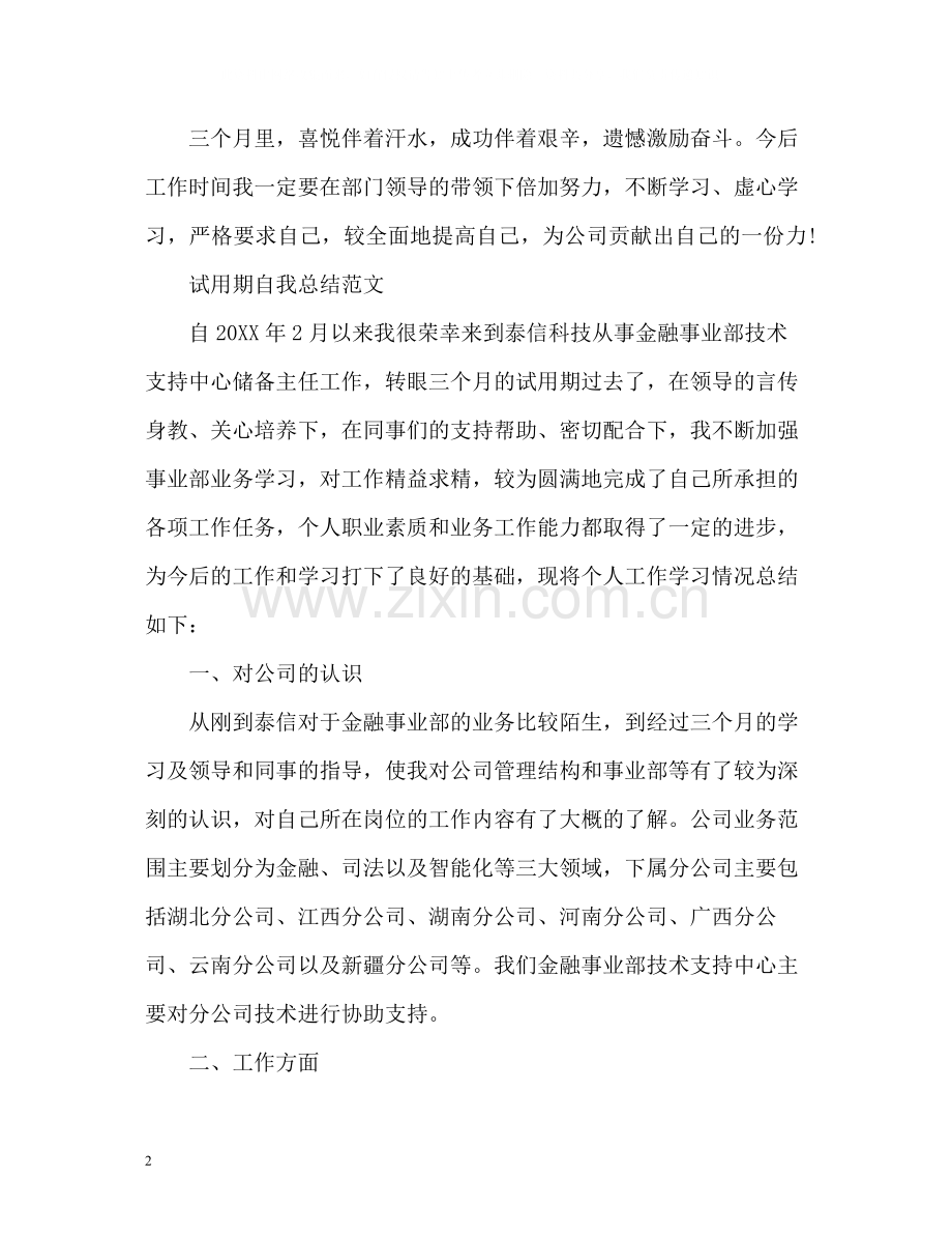 试用期自我总结.docx_第2页