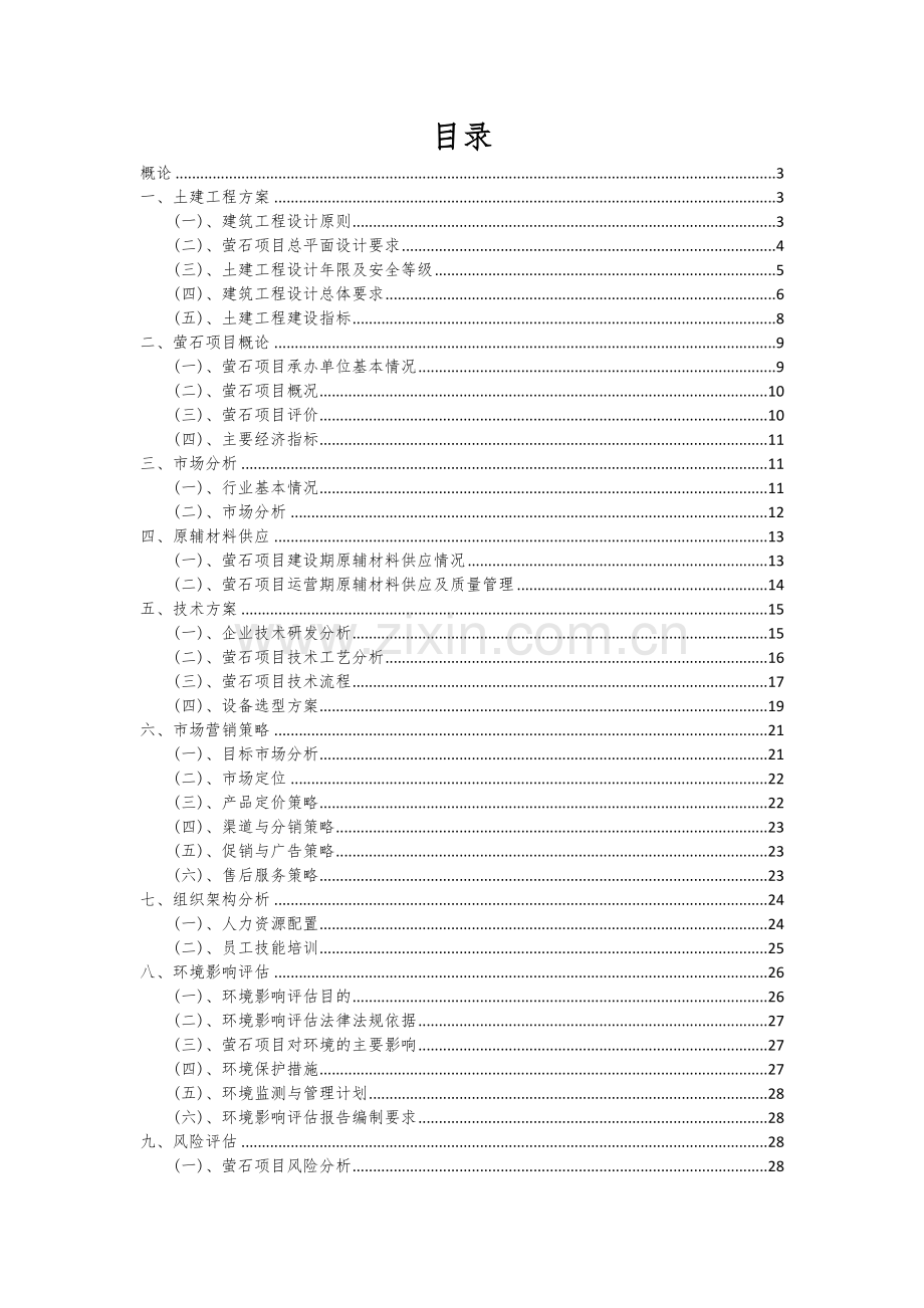 萤石项目可行性研究报告.docx_第2页