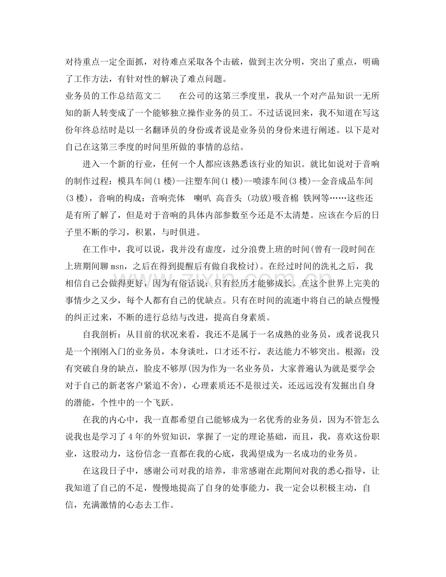 业务员的工作总结报告.docx_第3页