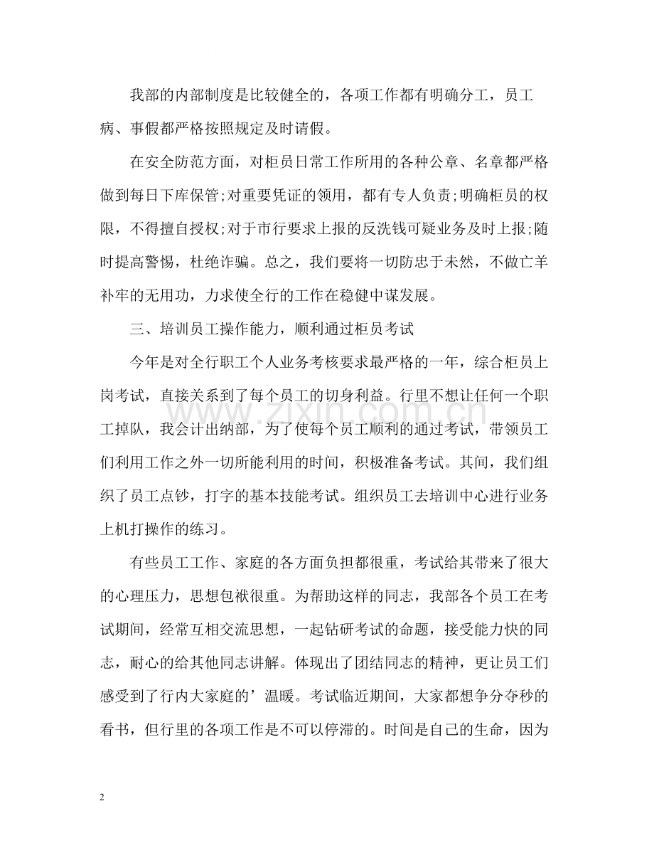 出纳会计个人工作总结2).docx_第2页