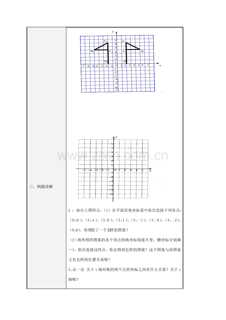 八年级数学上册 2.2 探索轴对称的性质教案2 （新版）青岛版-（新版）青岛版初中八年级上册数学教案.doc_第2页