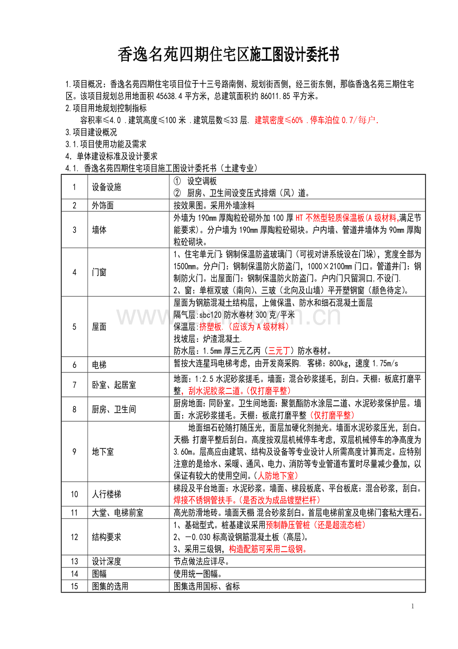 香逸名苑四期施工图设计委托书.doc_第2页