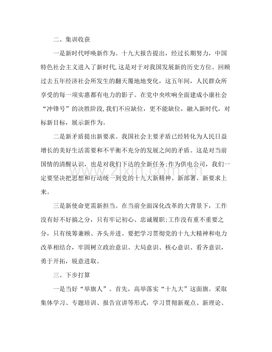 学习贯彻党的十九大精神学习总结.docx_第2页