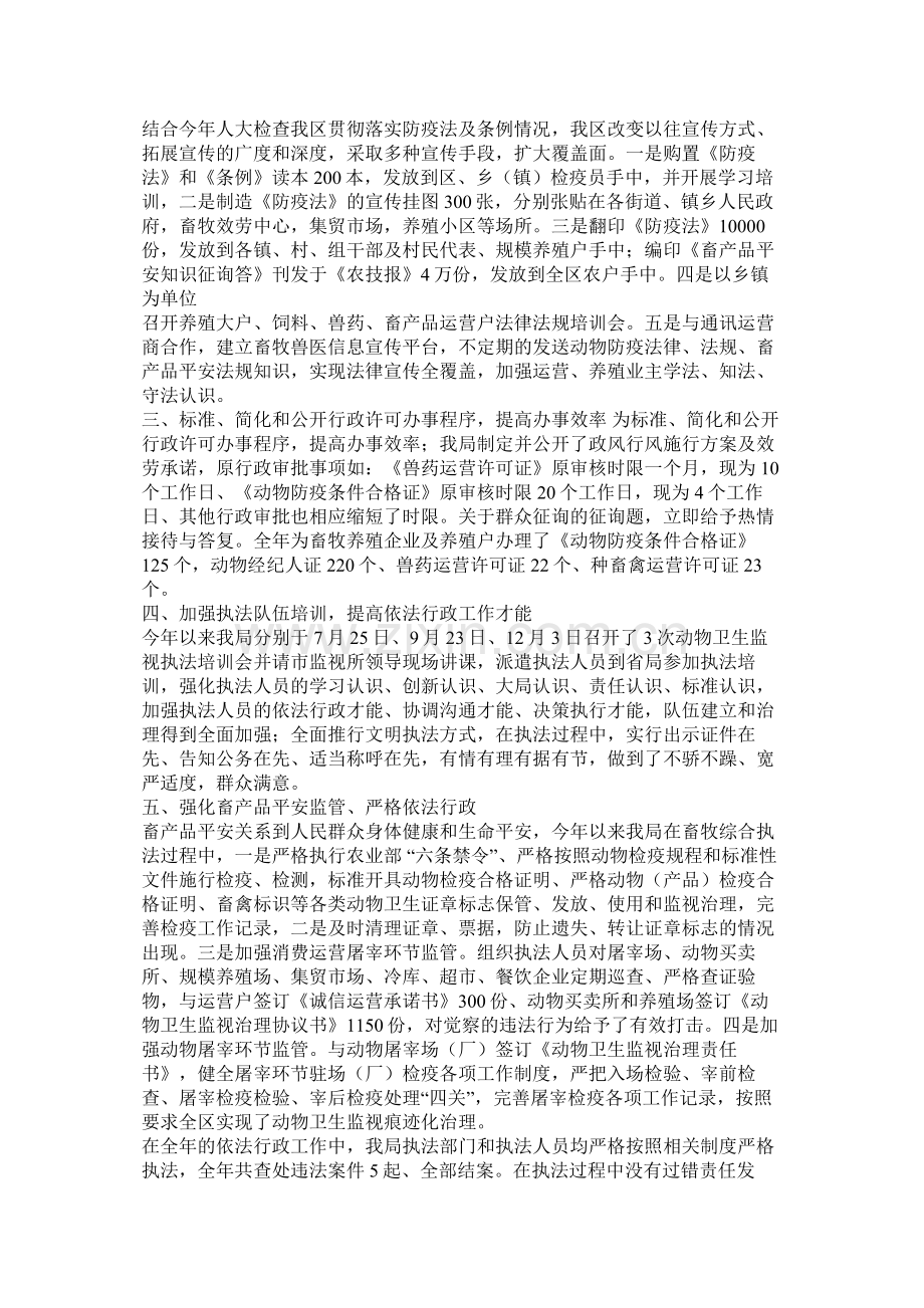 依法行政工作总结.docx_第3页