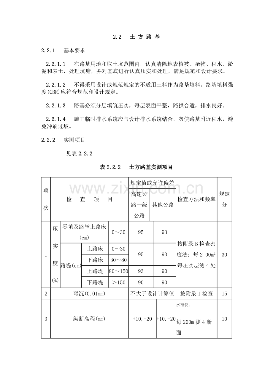 道路施工技术规范.doc_第1页