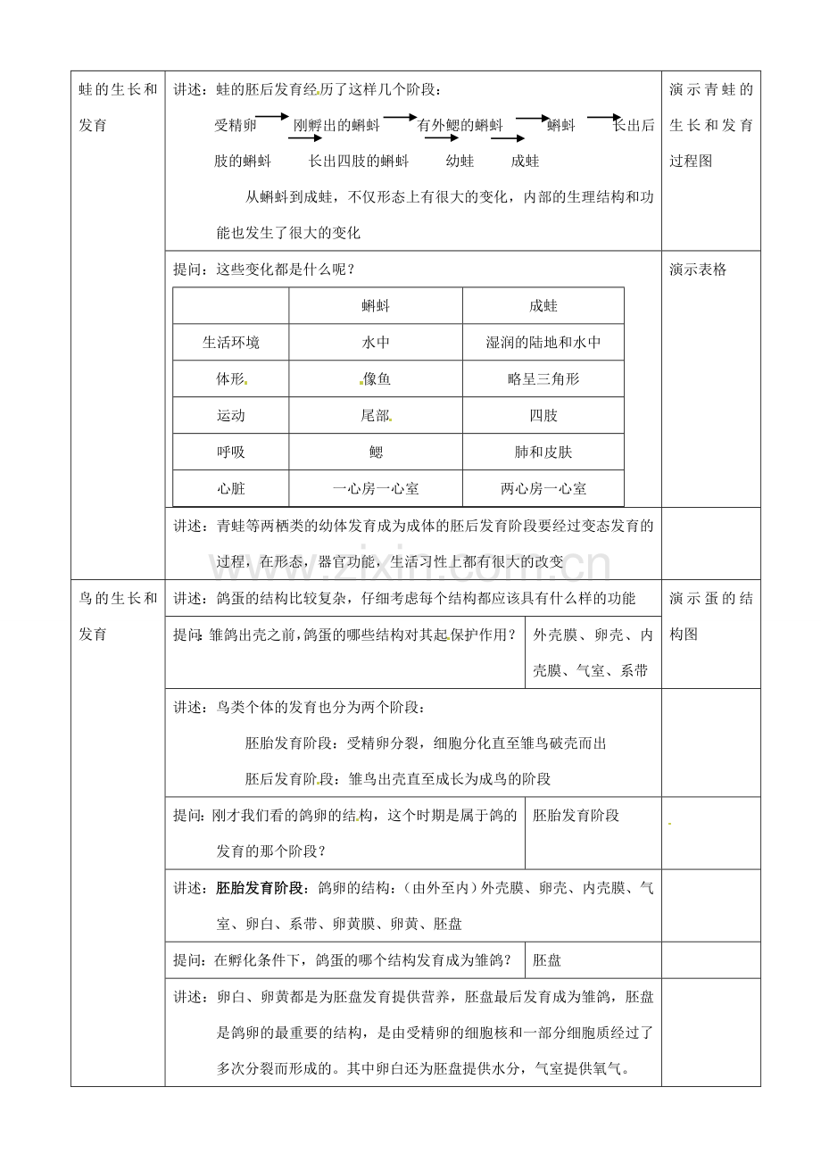 八年级生物上册 生物的遗传物质教案 北京版.doc_第3页