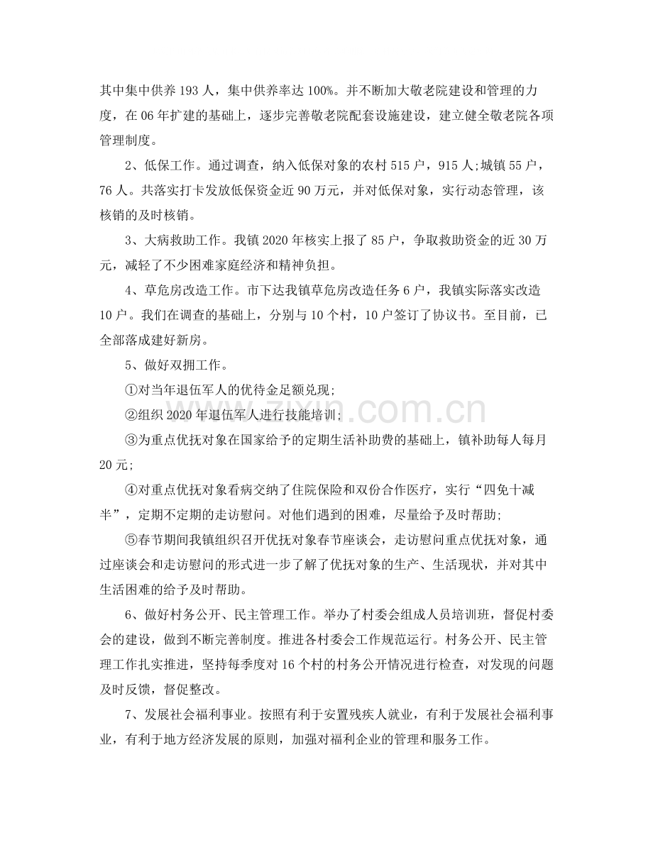 民政工作个人工作总结.docx_第2页