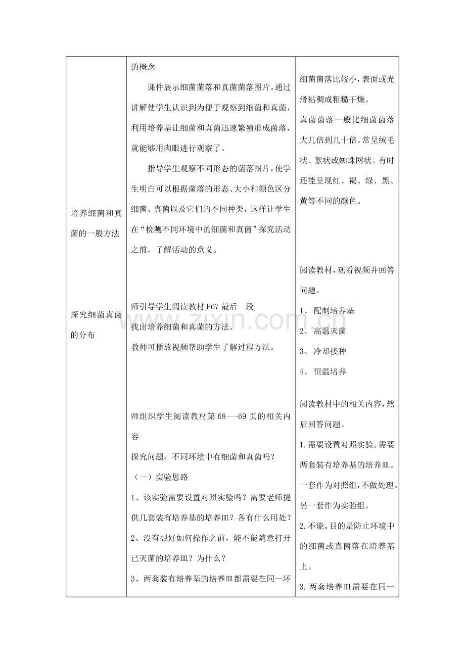 八年级生物上册 第四章第一节《细菌和真菌的分布》教案 （新版）新人教版-（新版）新人教版初中八年级上册生物教案.doc_第2页