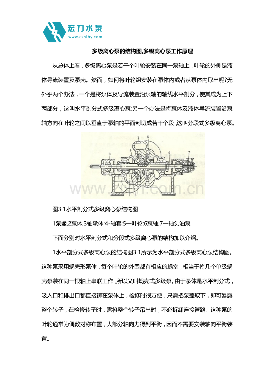 多级离心泵的结构图_多级离心泵工作原理.doc_第1页