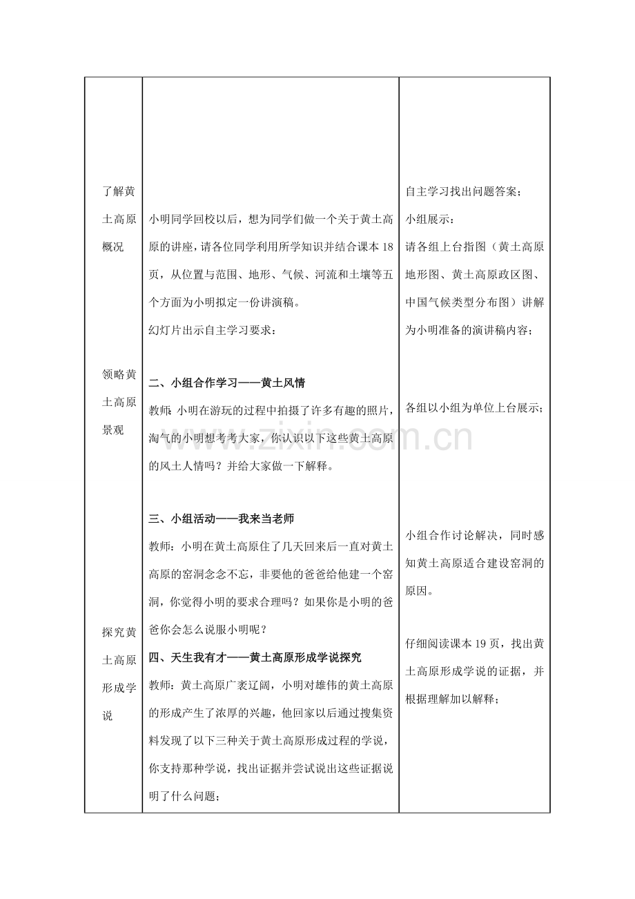 八年级地理下册 6.3 黄土高原教案 （新版）商务星球版-（新版）商务星球版初中八年级下册地理教案.doc_第2页