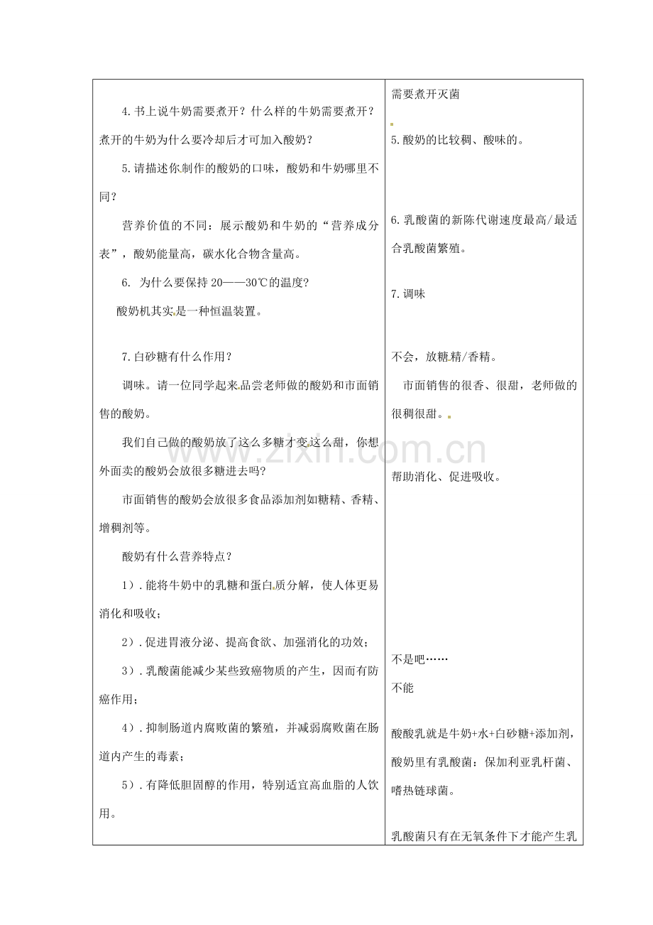 八年级生物下册 第9单元 第25章 第1节《发酵技术》教案 北师大版.doc_第2页