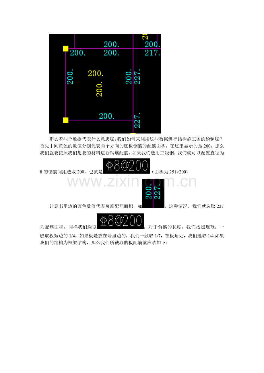 如何利用PKPM的计算结果画施工图(板).doc_第3页