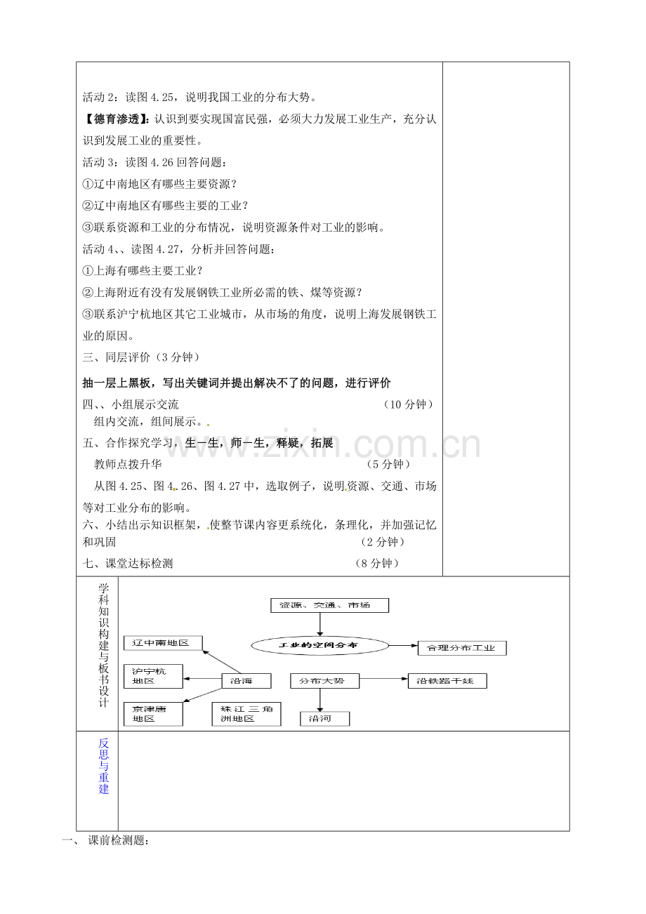 八年级地理上册《4.3 工业》教案1 新人教版-新人教版初中八年级上册地理教案.doc_第2页