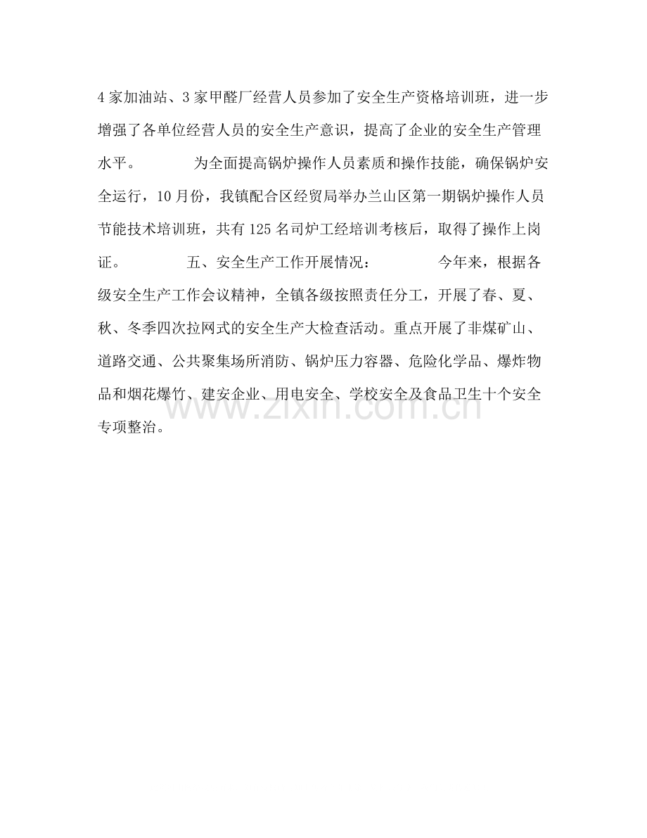 某镇安全生产工作总结汇报材料.docx_第3页